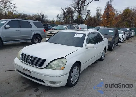 2002 Lexus Ls 430 из США, поврежденный, VIN JTHBN30F420088231
